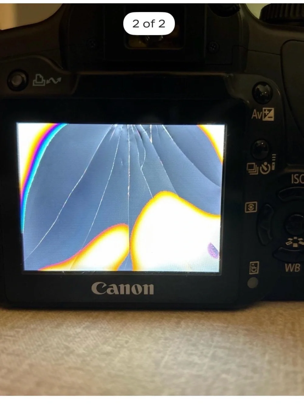Canon Black DSLR with 18-55mm Zoom Lens